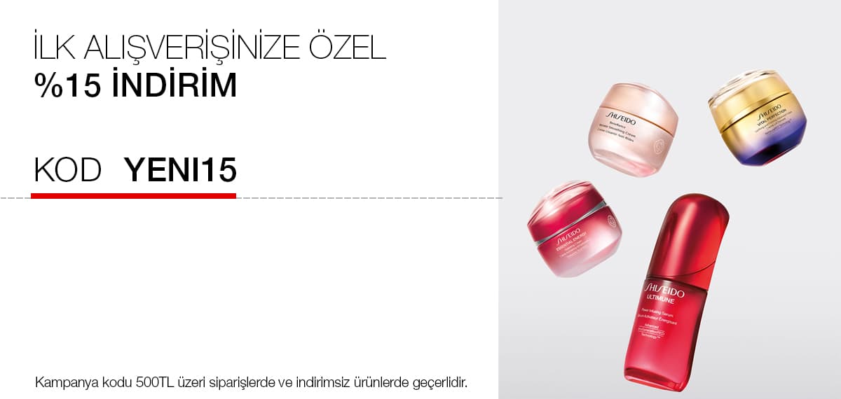 İLK ALIŞVERİŞİNİZE ÖZEL %15 İNDİRİM FIRSATI