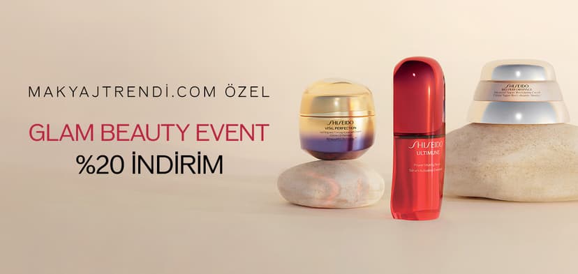 SHISEIDO ÜRÜNLERİNDE NET %20 İNDİRİM FIRSATI